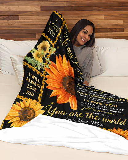 Special Gift For Your Daughter Blanket - From Mom (SKU2606-266)