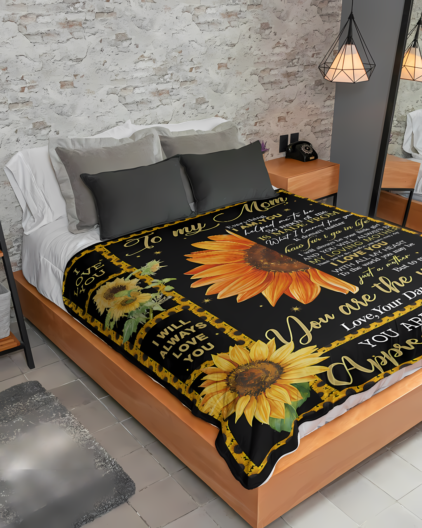 Special Gift For Your Mom Blanket - From Daughter (SKU2606-253)