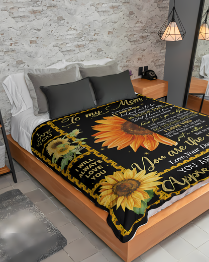 Special Gift For Your Mom Blanket - From Daughter (SKU2606-253)