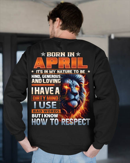 APRIL, I KNOW HOW TO RESPECT – SNOW MALE04 (SKU08-84-04)
