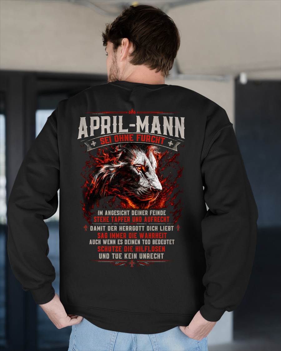 APRIL, SEI OHNE FURCHT IM ANGESICHT DEINER FEINDE - SNOW GER04 (SKU2605-362-04)