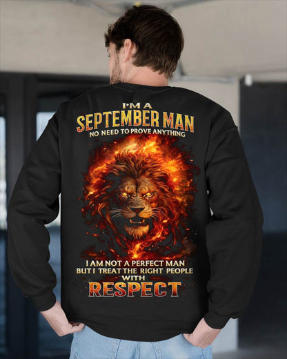 OCTOBER, NO NEED TO PROVE ANYTHING I AM NOT A PERFECT MAN - SNOW MALE10 (SKU26T-0177-10)