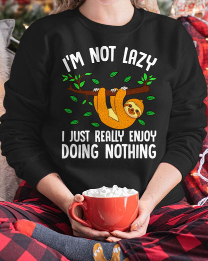 Lazy Sloth On A Tree Doing Nothing T-Shirt