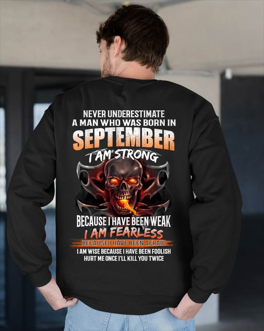 SEPTEMBER SHIRT, I AM FEARLESS – SNOW MALE09 (SKU2602-173-09)