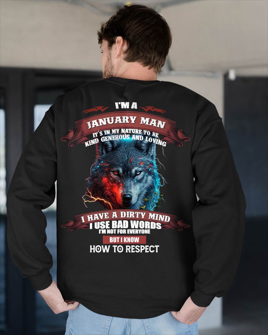 JANUARY, IT’S IN MY NATURE TO BE KIND GENEROUS AND LOVING-SNOW MALE01 (SKU12-162-01)
