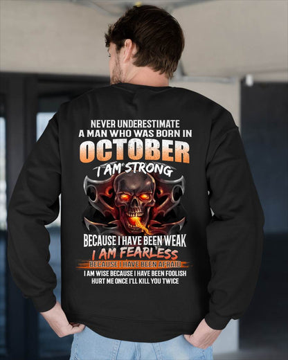 OCTOBER SHIRT, I AM FEARLESS – SNOW MALE10 (SKU2602-173-10)
