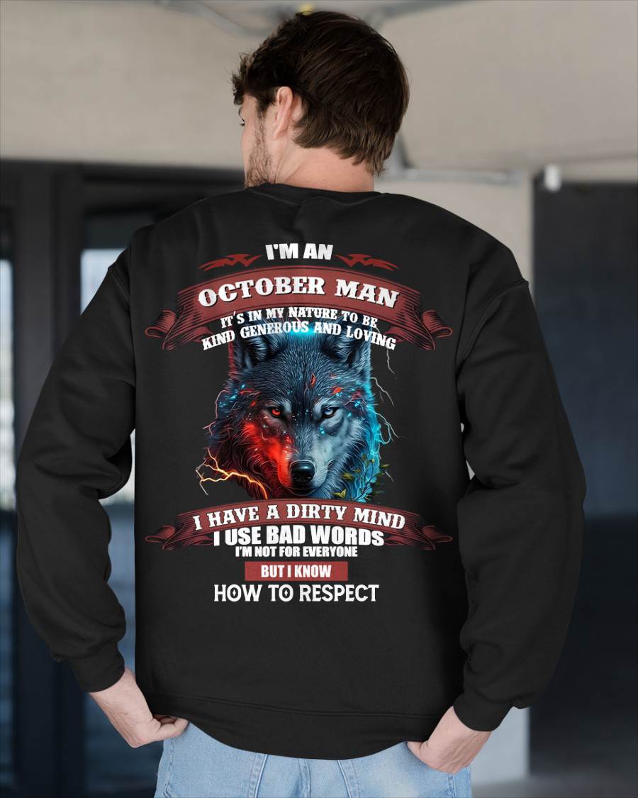 OCTOBER, IT’S IN MY NATURE TO BE KIND GENEROUS AND LOVING-SNOW MALE10 (SKU12-162-10)