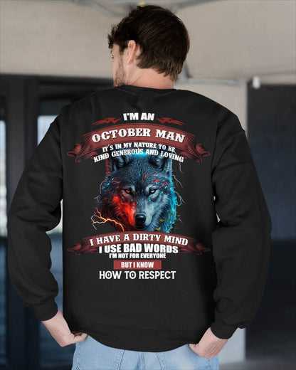 OCTOBER, IT’S IN MY NATURE TO BE KIND GENEROUS AND LOVING-SNOW MALE10 (SKU12-162-10)