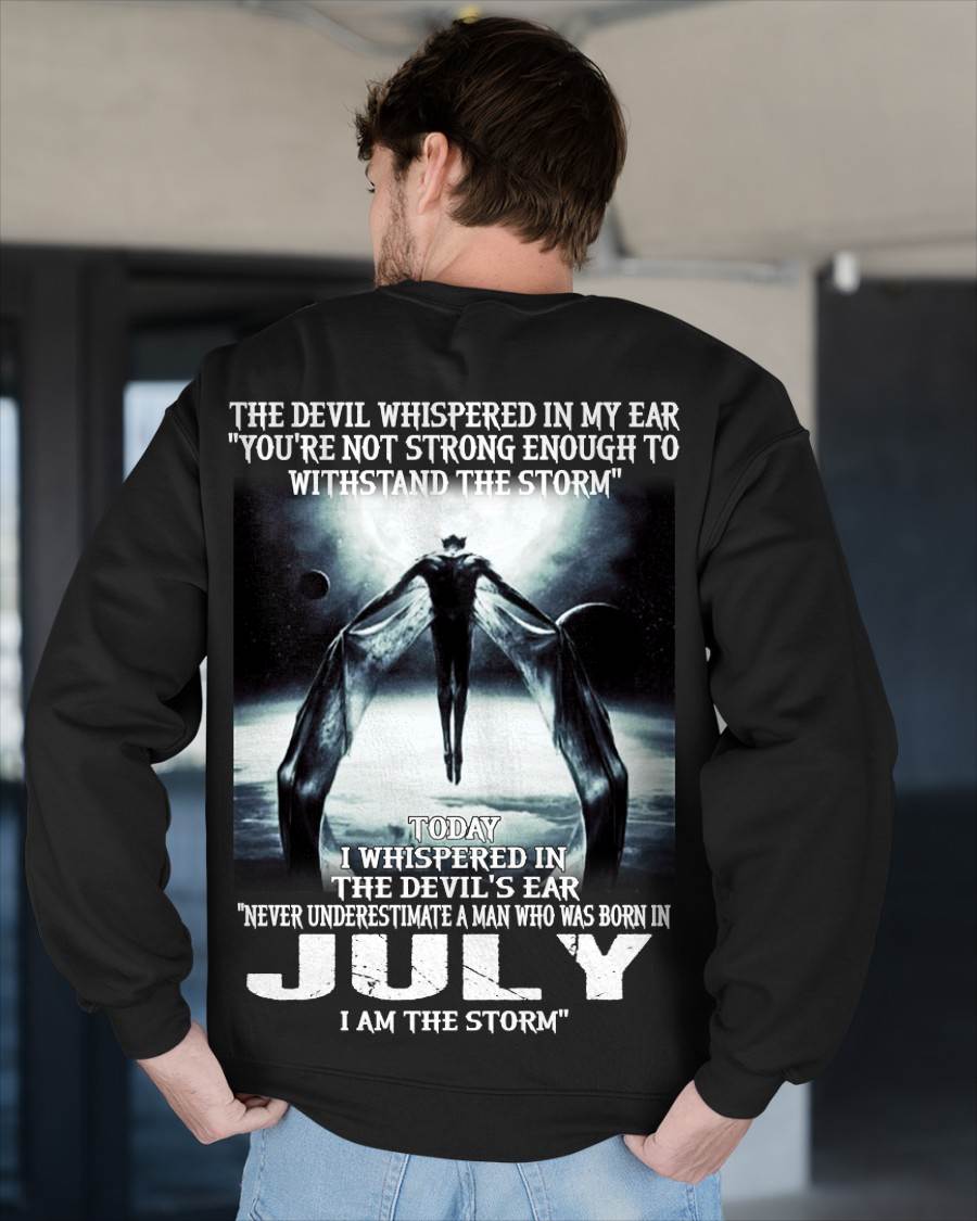 JULY, NEVER UNDERESTIMATE A MAN WHO WAS BORN IN JULY-SNOW MALE07 (SKU08-35-07)