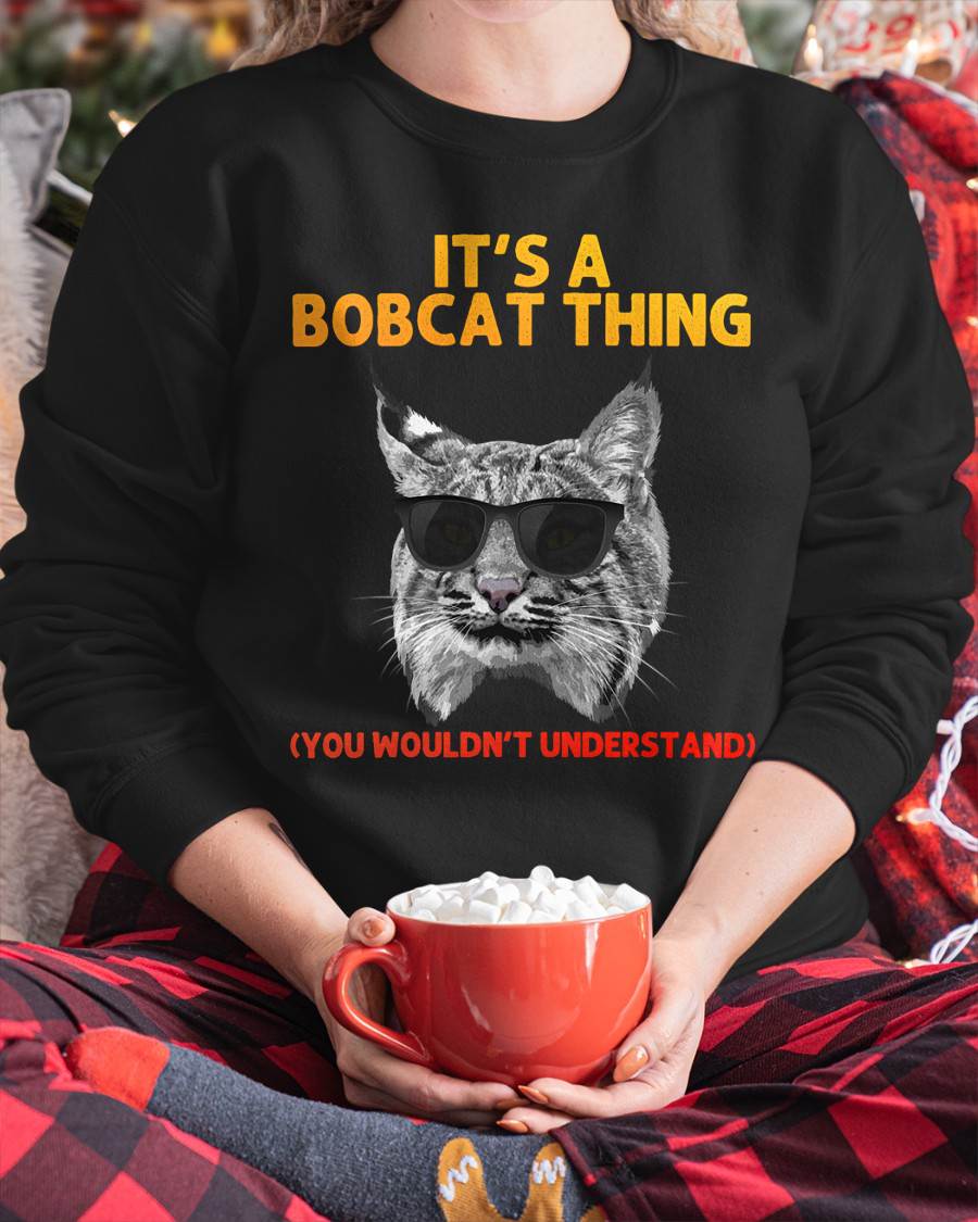 Cute Bobcat Art for Men Women Kids Lynx Animal Bobcat Lover T-Shirt