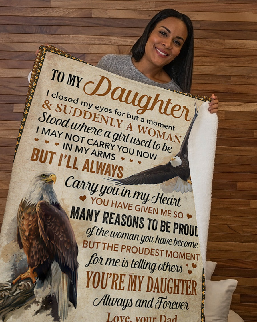 Special Gift For Your Daughter Blanket - From Dad