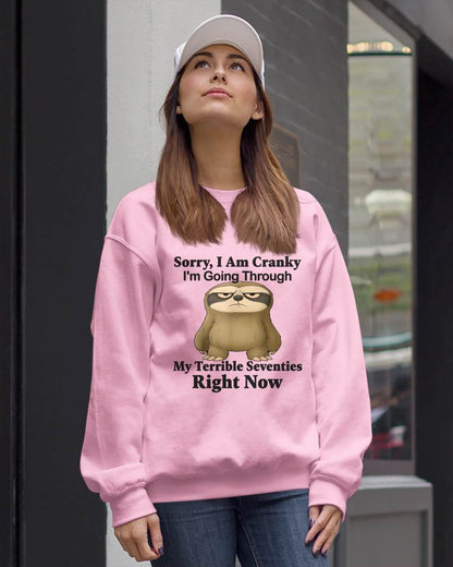 SORRY I AM CRANKY - BIRTHDAY SHIRT FOR WOMEN - SNOW00 (SKU12-226)