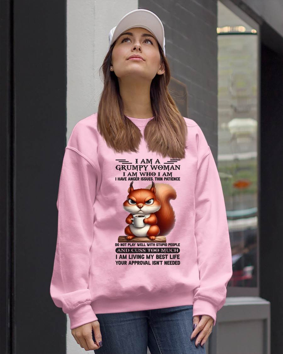 GRUPMY WOMAN - BIRTHDAY SHIRT FOR WOMEN - SNOW00 (SKU09-07-00)