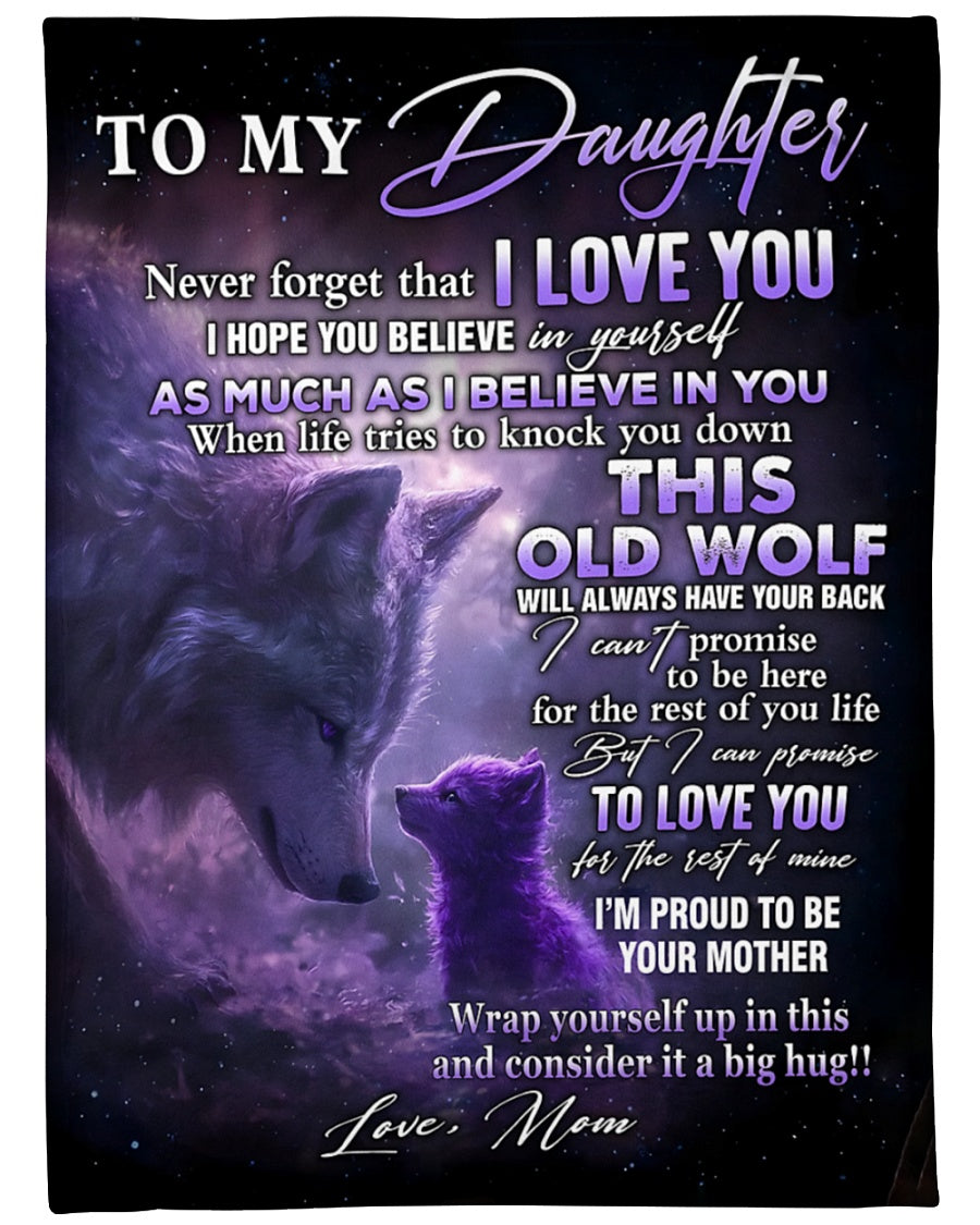 BLANKET FOR DAUGHTER FROM MOM FULL (SKUB12-89)