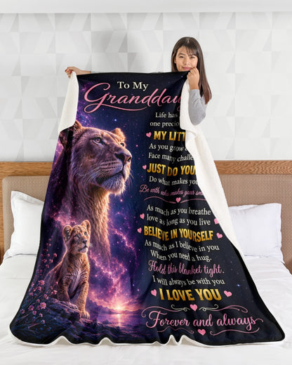 Special Gift For Your Granddaughter Blanket - From Mom (SKU2608-224)