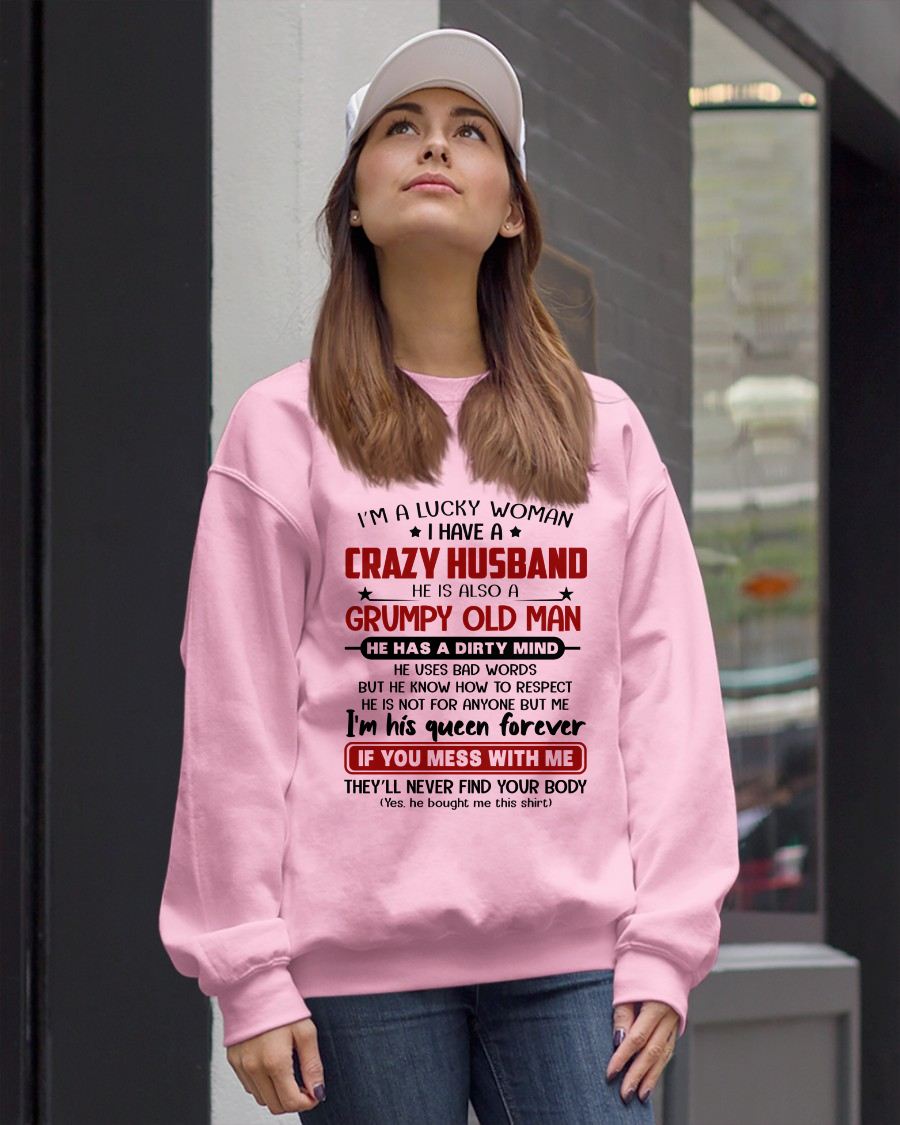 TO MY WIFE - I'M A LUCKY WOMAN - GIFT FROM HUSBAND - SNOW00 (SKU12-282-00)