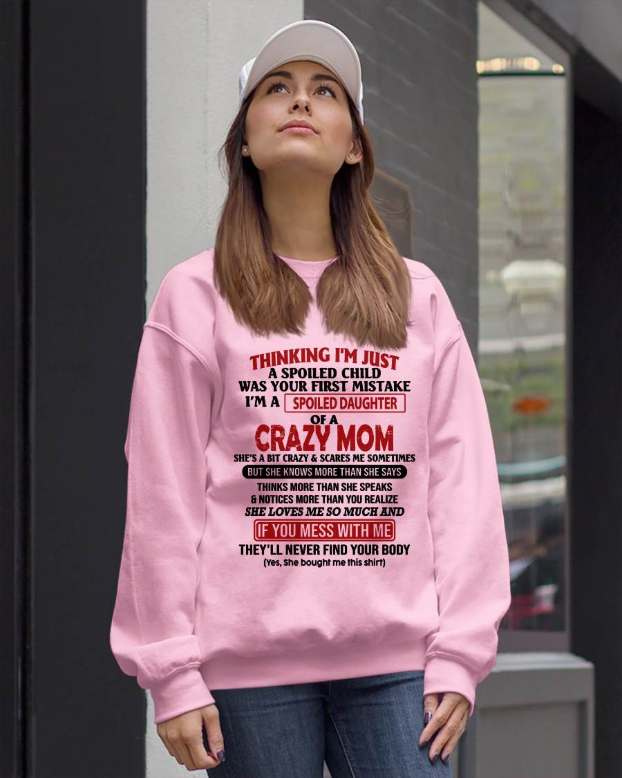 I'M A SPOILED DAUGHTER - GIFT FROM MOM - SNOW00 (SKU-CM-00)