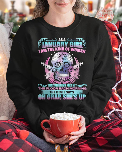 AS A JANUARY GIRL I AM THE KIND OF WOMAN FMA (SKU08-85-01)