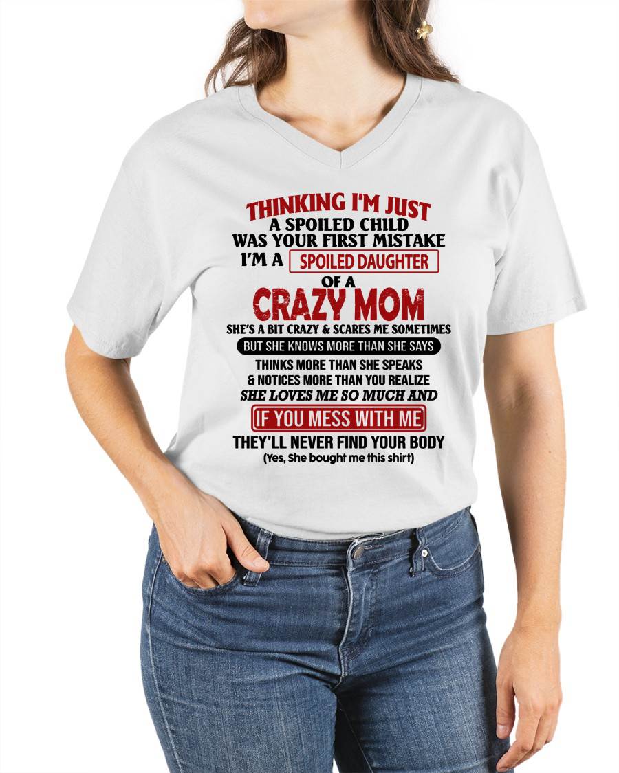 I'M A SPOILED DAUGHTER - GIFT FROM MOM - SNOW00 (SKU-CM-00)