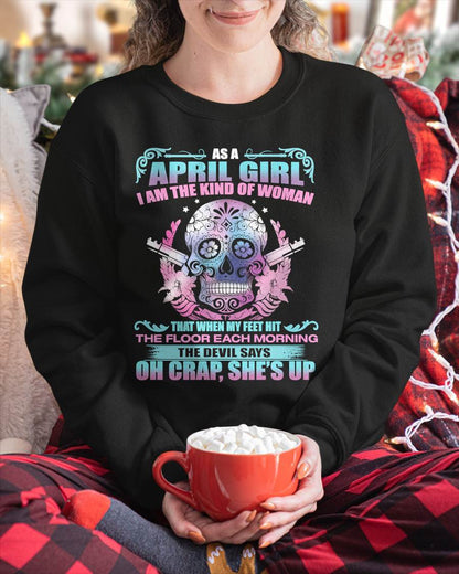 AS A APRIL GIRL I AM THE KIND OF WOMAN FMA (SKU08-85-04)