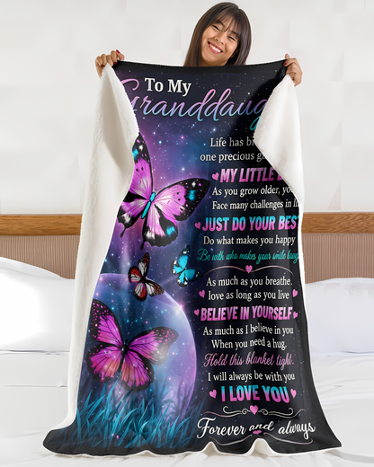 Special Gift For Your Daughter Blanket - From Mom (SKU2608-218)