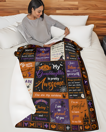 Special Gift For Your Granddaughter Blanket - From Grandma (SKU2607-264)
