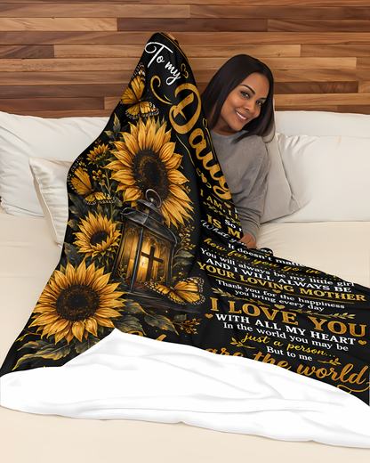 Special Gift For Your Daughter Blanket - From Mom (SKU2608-211)