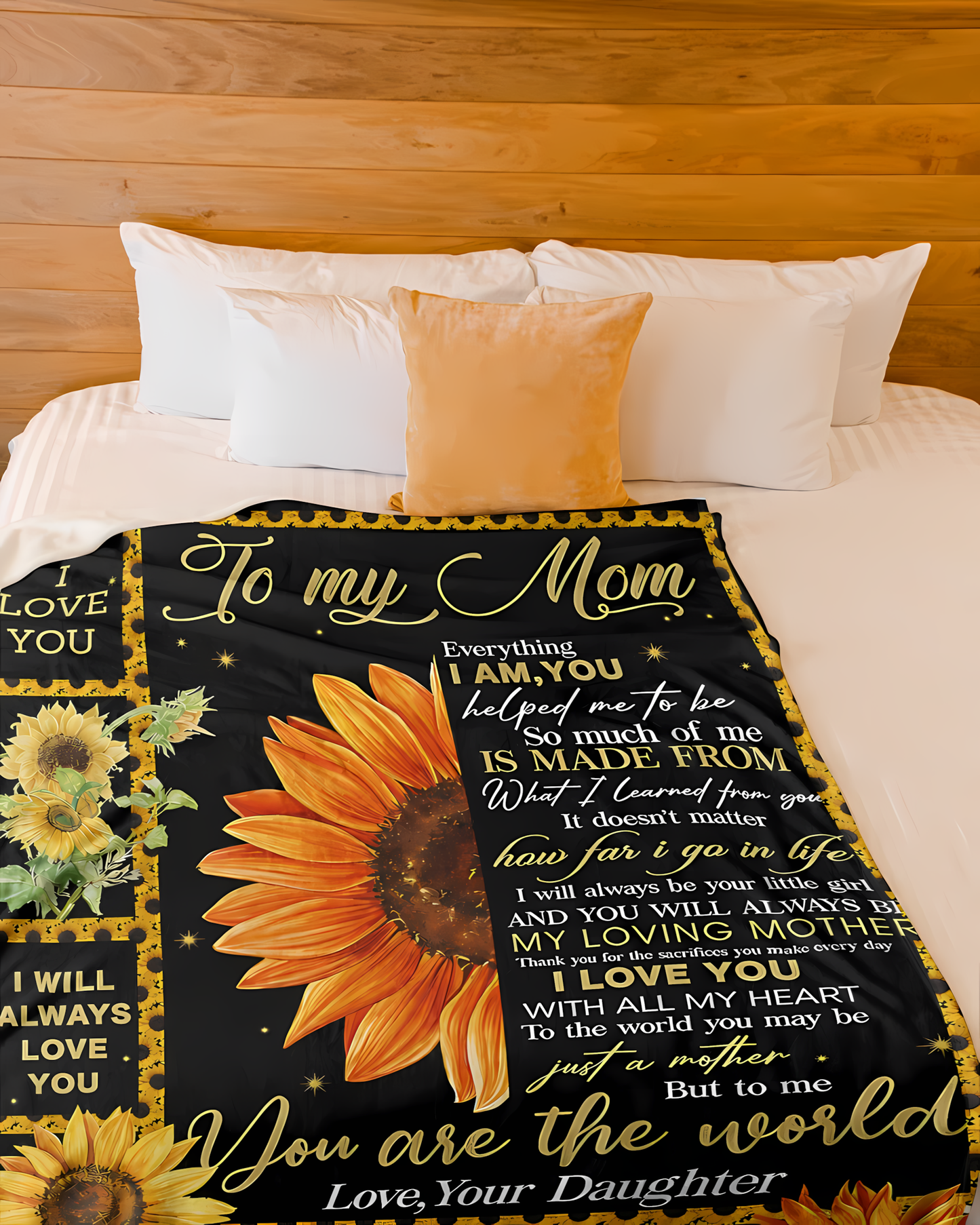 Special Gift For Your Mom Blanket - From Daughter (SKU2606-253)