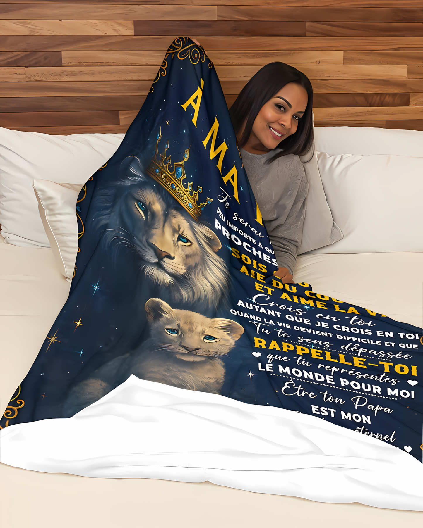 Couverture Cadeau Spécial Pour Votre Fille - De la part de Papa (SKU2606-189)