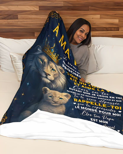 Couverture Cadeau Spécial Pour Votre Fille - De la part de Papa (SKU2606-189)