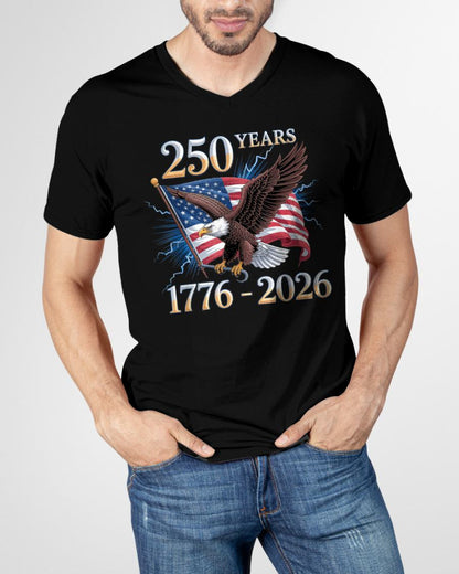 U.S 250th BIRTHDAY T-SHIRT - US250 (SKU26T-0185)