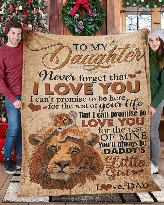 Special Gift For Your Daughter Blanket - From Dad