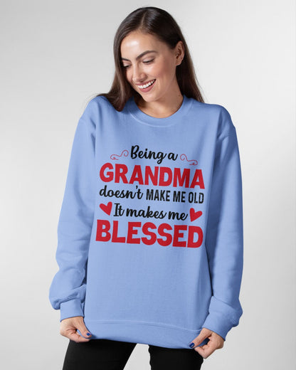 BEING A GRANDMA DOESN'T MAKE ME OLD- IT MAKES ME BLESSED snow00 (SKU10-11)