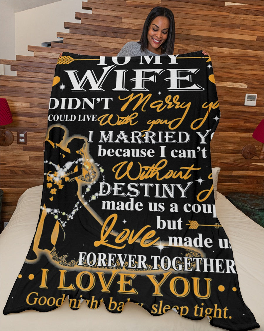 Special Gift For Your Wife Blanket - From Husband