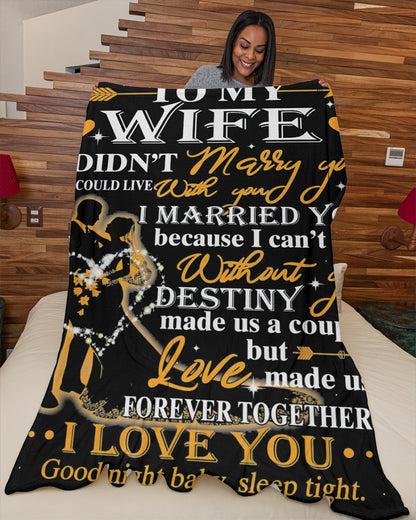 Special Gift For Your Wife Blanket - From Husband