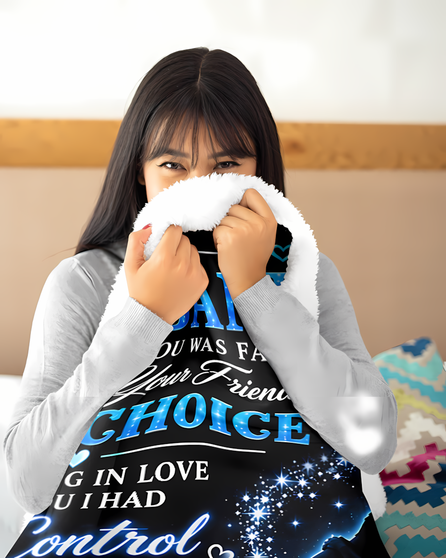 BLANKET FOR HUSBAND – COMFORT & WARMTH GIFT FROM WIFE- SNOW00 (SKU2609-190)