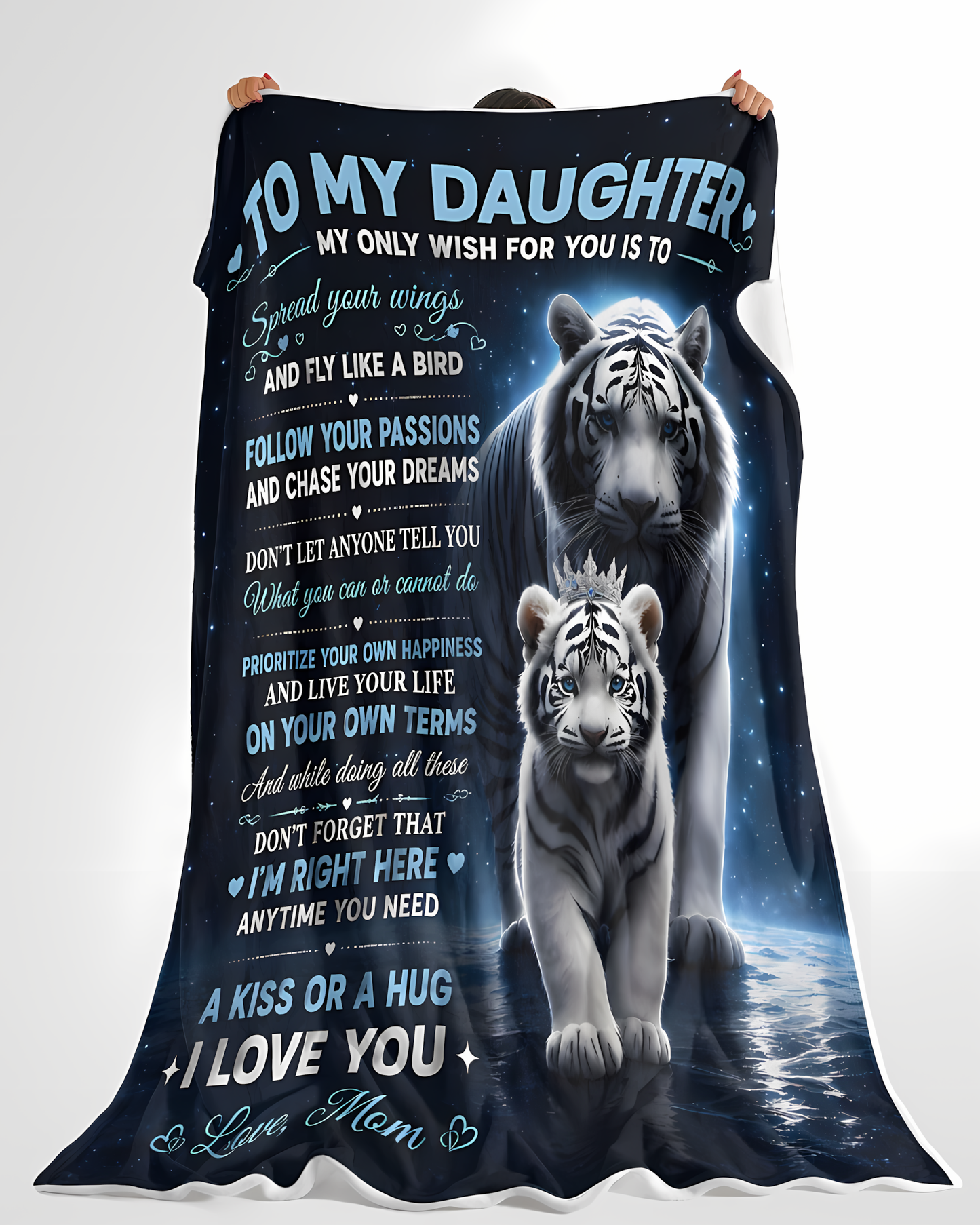 Special Gift For Your Daughter Blanket - From Mom (SKU2606-90)