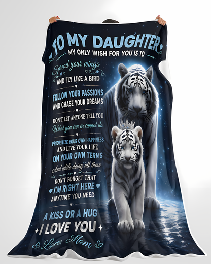 Special Gift For Your Daughter Blanket - From Mom (SKU2606-90)