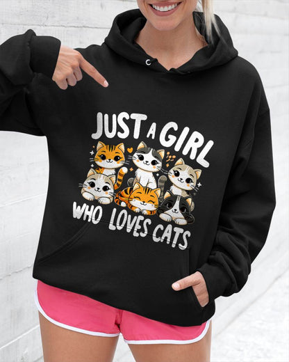 Cats Lover Just A Girl Who Loves Cat T-Shirt