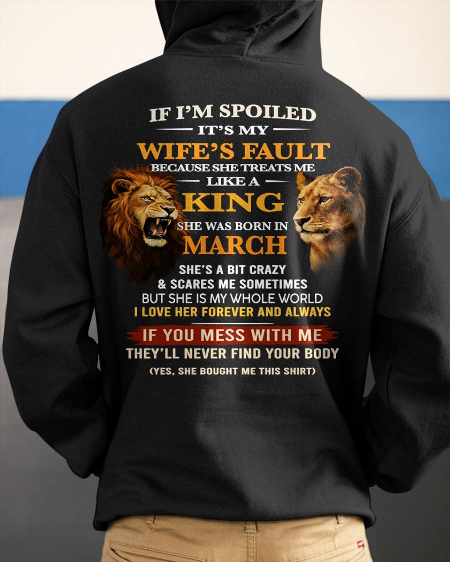 MARCH - SPOILED HUSBAND - GIFT FROM WIFE - SNOW03 (SKU26T-01-60-03)