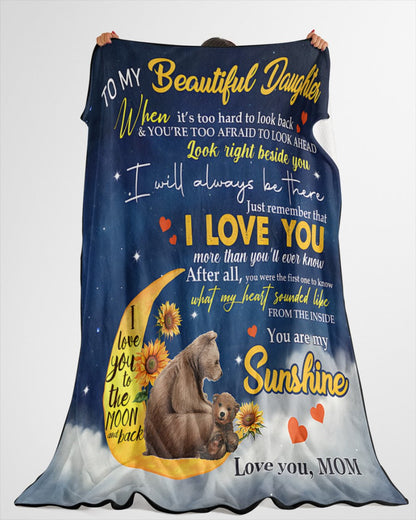 Special Gift For Your Daughter Blanket - From Mom (SKUB11-137)