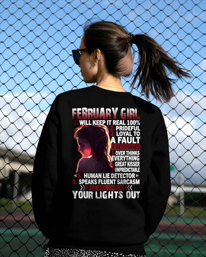 FEBRUARY, FEBRUARY GIRL WILL KNOCK YOUR LIGHTS OUT – SNOW FEMALE02 (SKU2602-52-02)