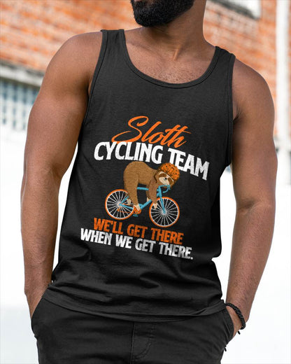 Sloth Cycling Team - Bicycle Cyclist Zookeeper Animal Lover T-Shirt