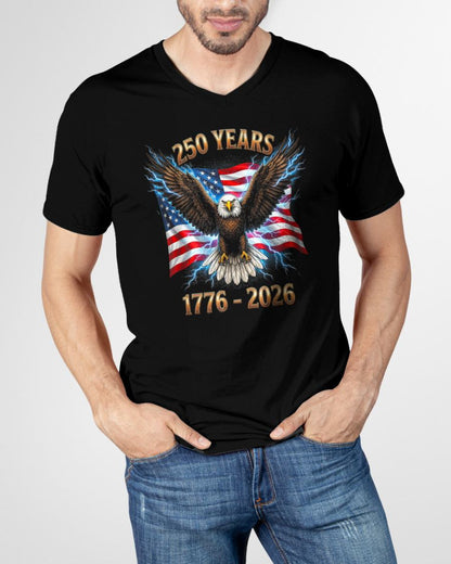 U.S 250th BIRTHDAY T-SHIRT - US250 (SKU26T-0187)