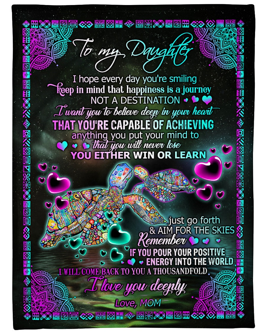 Special Gift For Your Daughter Blanket - From Mom