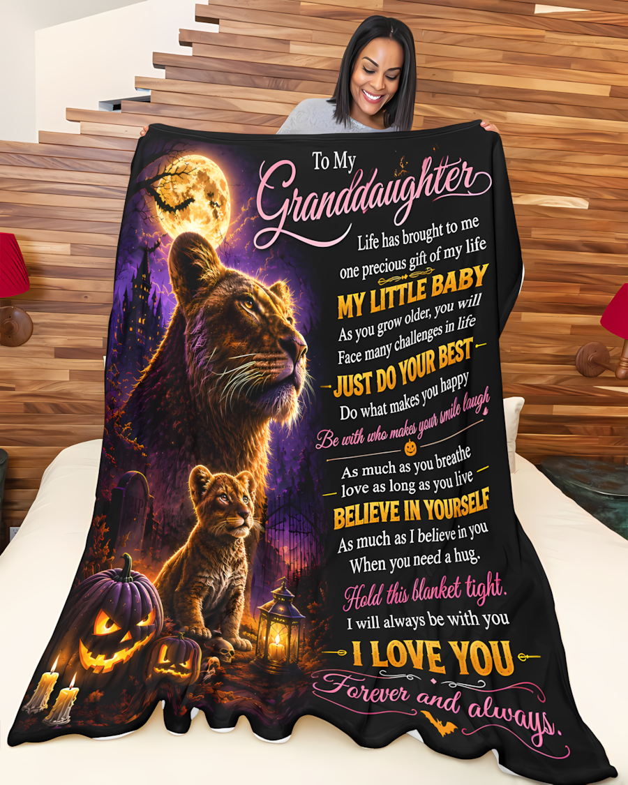 Special Gift For Your Granddaughter Blanket - From Grandma (SKU2608-476)