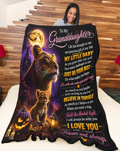 Special Gift For Your Granddaughter Blanket - From Grandma (SKU2608-476)