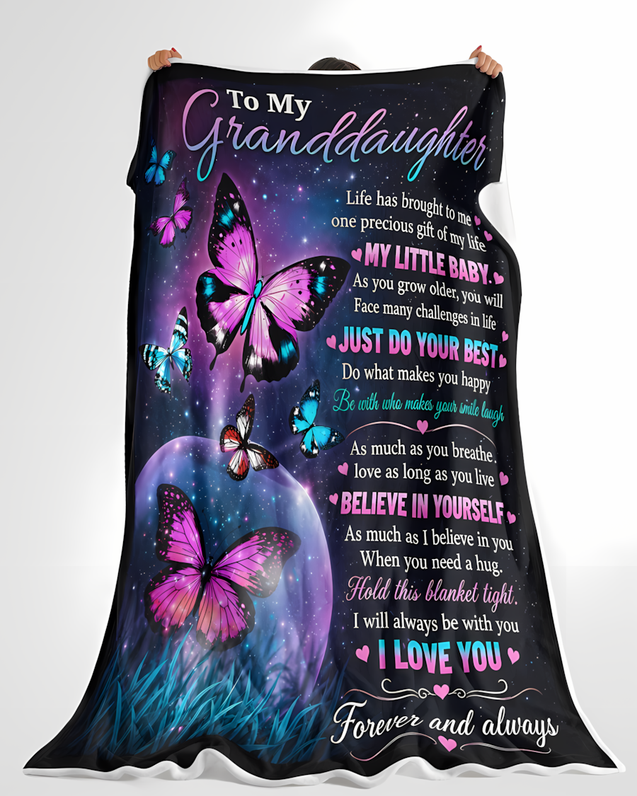Special Gift For Your Daughter Blanket - From Mom (SKU2608-218)