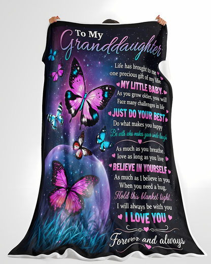 Special Gift For Your Daughter Blanket - From Mom (SKU2608-218)