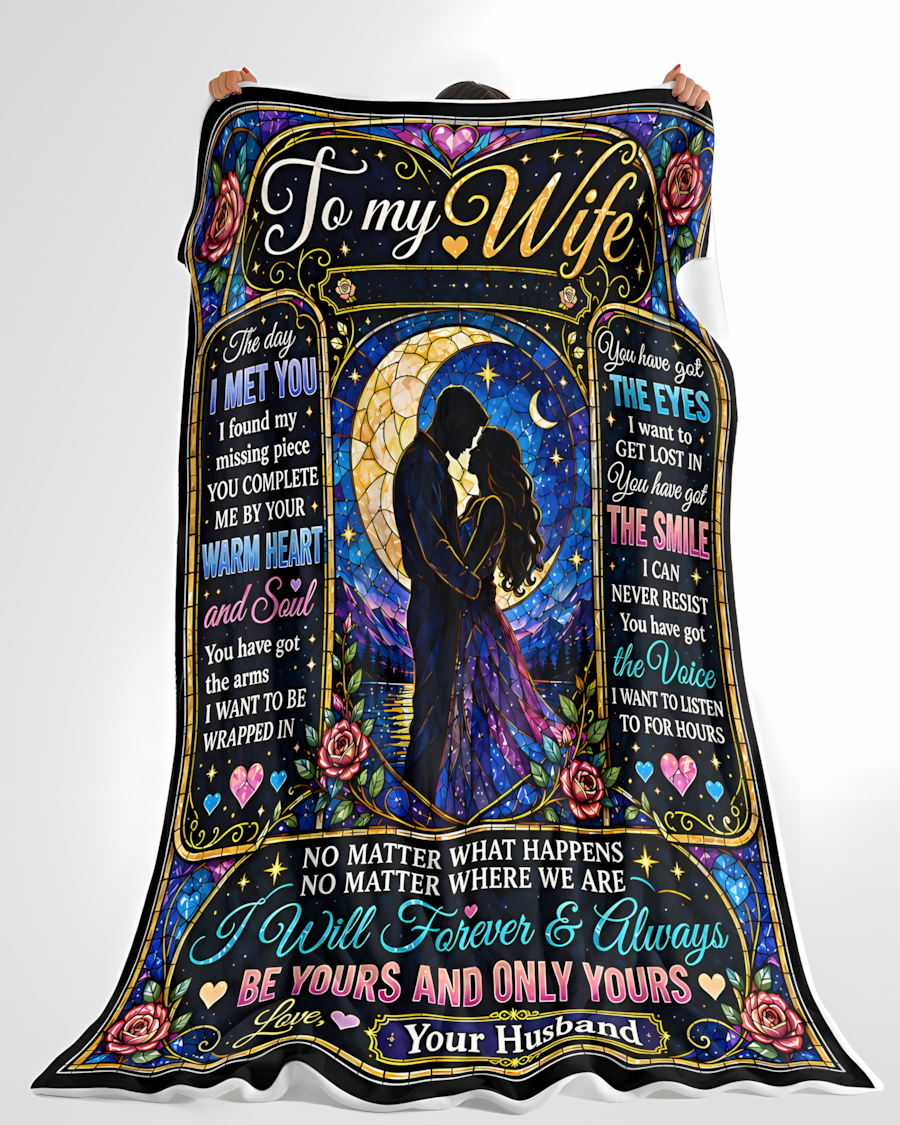 BLANKET FOR WIFE – COMFORT & WARMTH GIFT FROM HUSBAND- SNOW00 (SKU2609-189)
